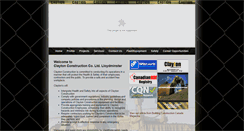 Desktop Screenshot of claytonconstruction.ca